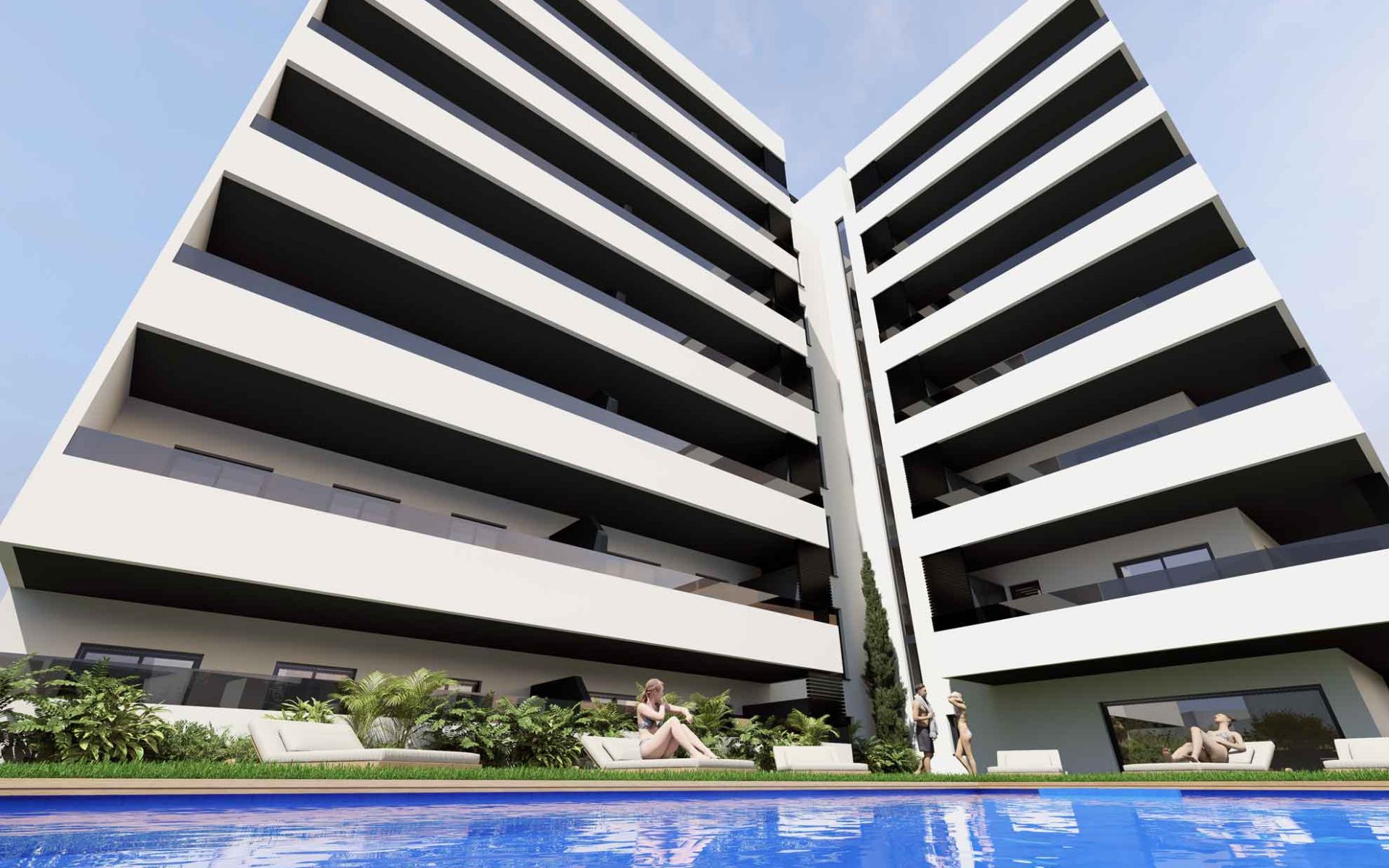 vista piscina